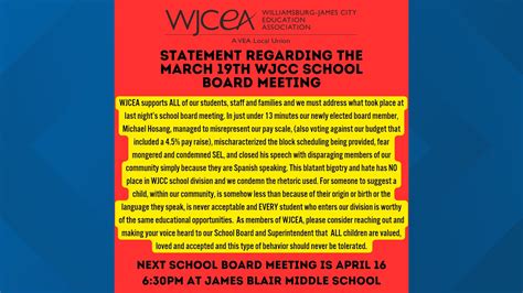 Commentary Public Left In Dark As Wjcc School Contract Set For Vote Commentary Public Left In Dark As Wjcc School Contract Set For Vote