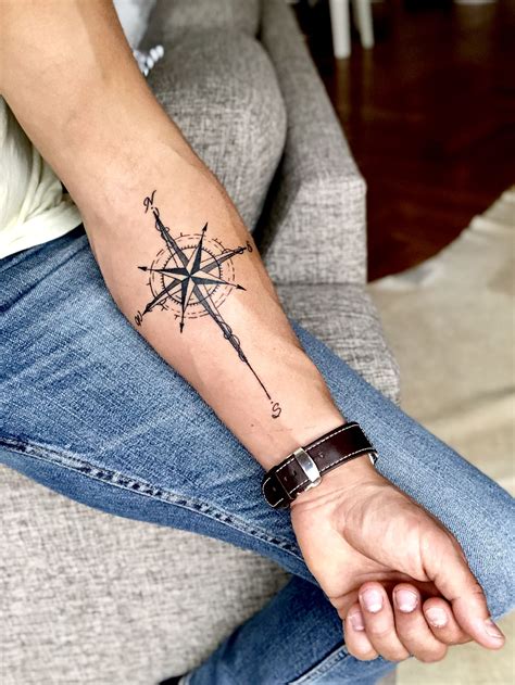 Compass Tattoo Forearm Small Compass Tattoo Compass Tattoo Design My