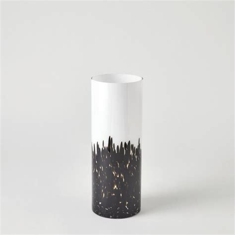 Confetti Small Black White Vase Contemporary Vases By Lighting