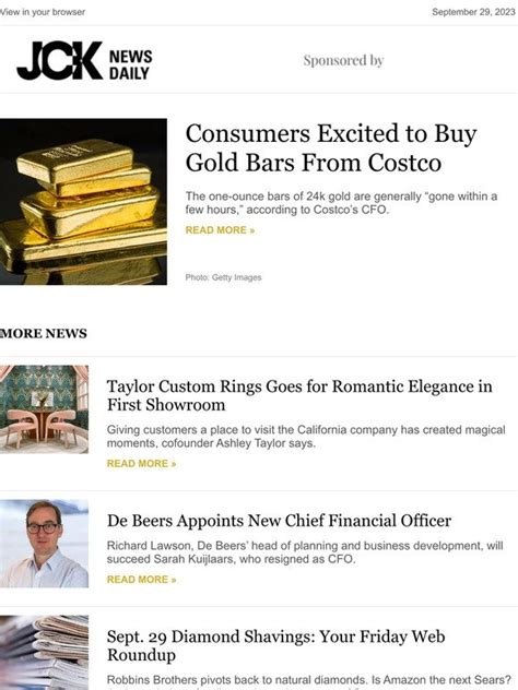 Consumers Excited To Buy Gold Bars From Costco Jck