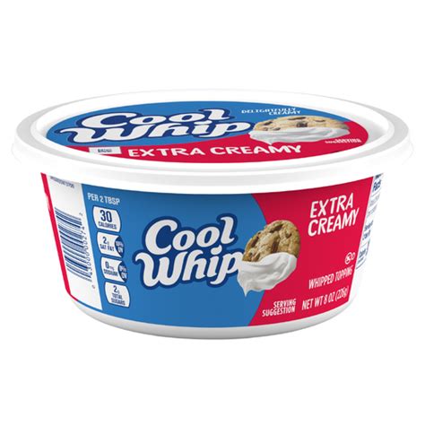 Cool Whip Whipped Topping 8 Ounce Super 1 Foods