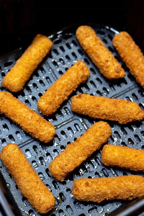 Costco Mozzarella Sticks Gooey Cheese Air Fryer Recipe