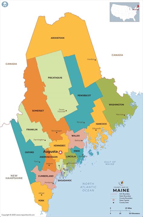 Counties In Maine