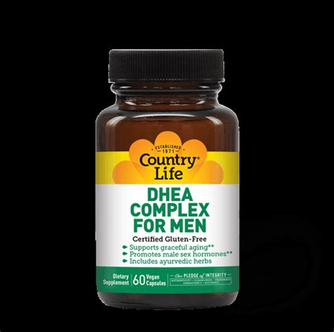 Country Life Dhea Complex Men Supplements 60 Capsules Qfc