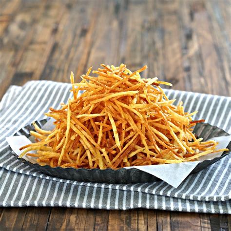 Crispy Crunchy Shoestring Potatoes