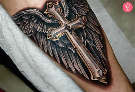 Cross Wings Tattoo Tattoos Designs