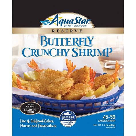 Crunchy Breaded Butterfly Shrimp Aqua Star