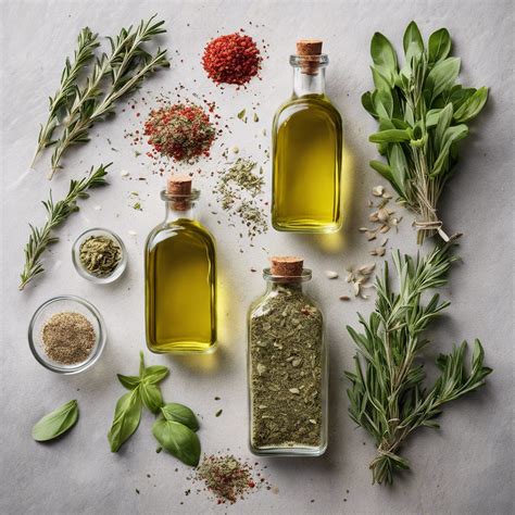 Culinary Herb Infused Extra Virgin Olive Oil Rosemary Basil