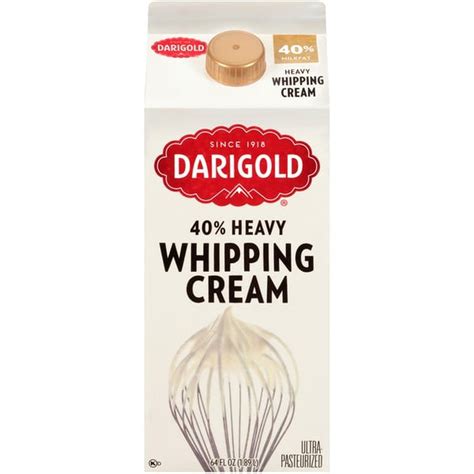 Darigold Heavy Whipping Cream 40% (64 Fl Oz) Delivery Or Pickup Near Me ...