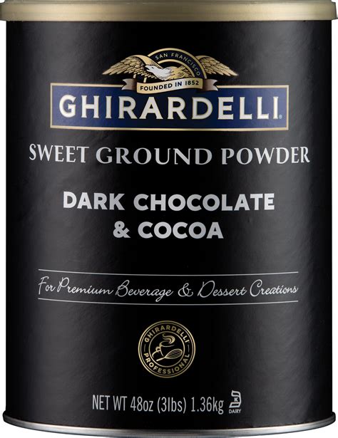 Dark Chocolate Amp Cocoa Sweet Ground Powder Ghirardelli Dark Chocolate Amp Cocoa Sweet Ground Powder Ghirardelli