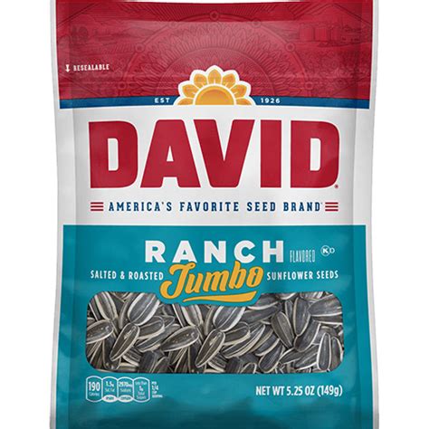 David Ranch Jumbo Sunflower Seeds 5 25 Oz