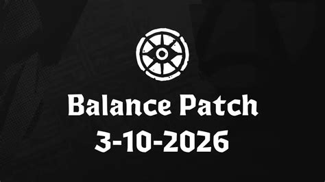 Deadlock Patch Notes