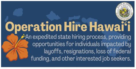 Department Of Defense Operation Hire Hawai I Jobs Available Now
