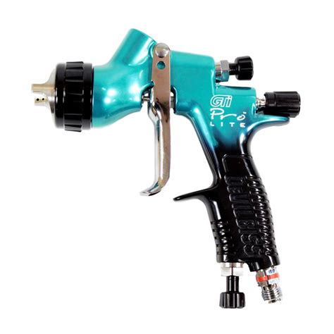 Devilbiss Gti Pro Lite Gravity Spray Gun Blue 1 3Mm Fluid Tip With Te10