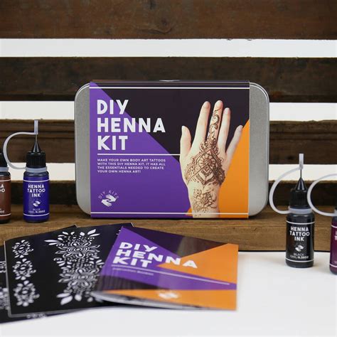 Diy Henna Tattoo Kit By Gift Republic