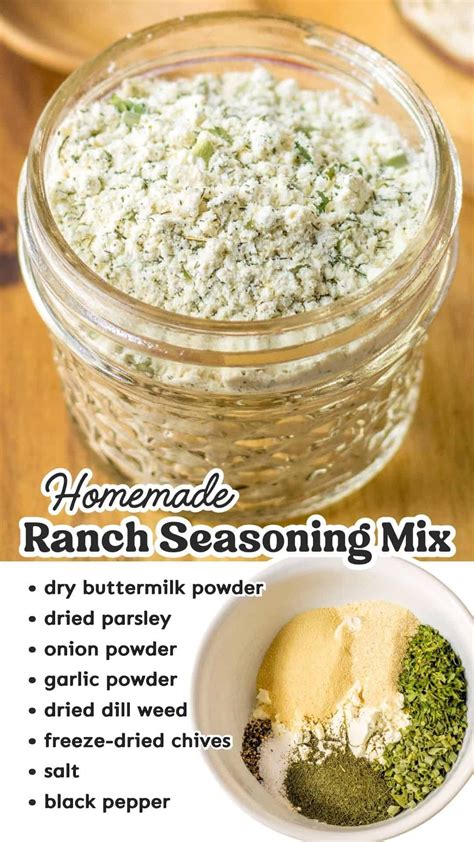 Diy Ranch Seasoning A Homemade Version Of The Famous Ranch Seasoning Diy Ranch Seasoning A Homemade Version Of The Famous Ranch Seasoning