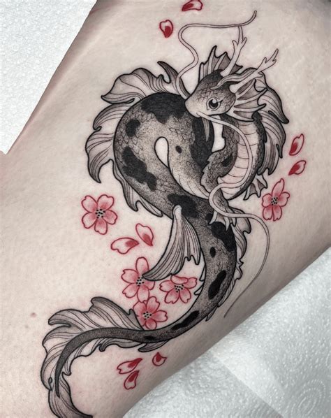Dragon Koi Fish Tattoo Design Tattoomagz Tattoo Designs Ink