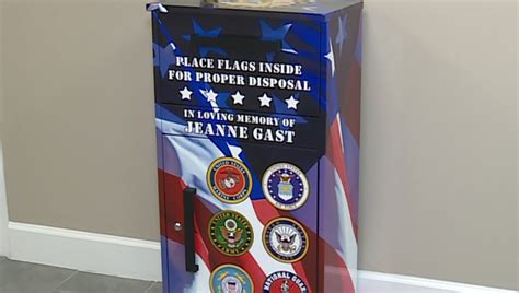 Drop Box For Unserviceable American Flags Set Up At Florida Sheriff S Office