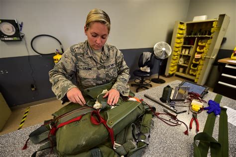 Dvids Images Aircrew Flight Equipment Airmen Pack Parachutes Image