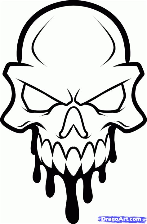 Easy Skull Tattoo Designs Easy Skull Tattoo Designs
