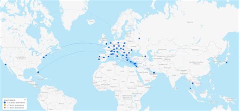 El Al Flight Route Destinations Map In 2025 Brilliant Maps