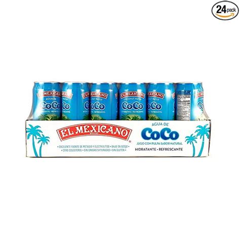 El Mexicano Coconut Water 10 5 Oz Walmart Com