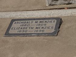 Elizabeth Macfarlane Menzies 1830 1896 M Morial Find A Grave
