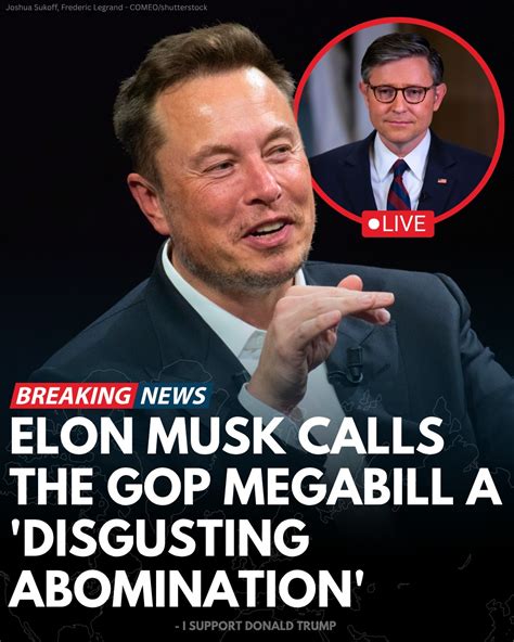 Elon Musk Calls Trump S Megabill A Disgusting Abomination Npr