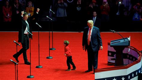 Elon Musk Says Sorry At Trump Victory Rally As His Son X Makes Crowd Go Wild With Cute Gestures Watch Hindustan Times