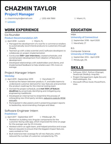 Entry Level Project Manager Resume Examples Guide 2026
