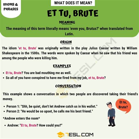Unlocking the Mystery: What Does 'Et Tu' Really Mean?