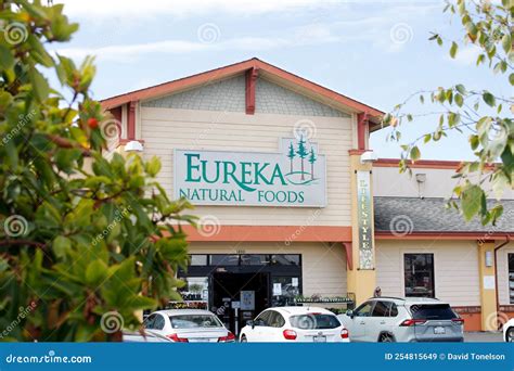 Eureka Natural Foods Store Sign Editorial Stock Image Image Of