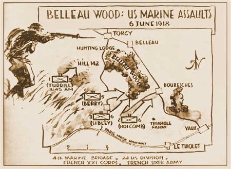 Eyewitness Capt George W Hamilton Usmc On The Capture Of Hill 142 During The Battle Of Belleau Wood Doughboy Foundation