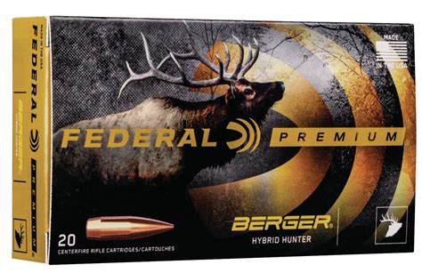 Federal P270bch1 Premium Berger Hybrid Hunter 270 Win 140 Gr Berger Hybrid Hunter 20 Bx 10 Cs Spartan Defense Armory Training