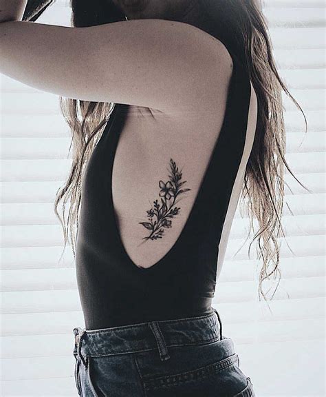 Female Rib Tattoos