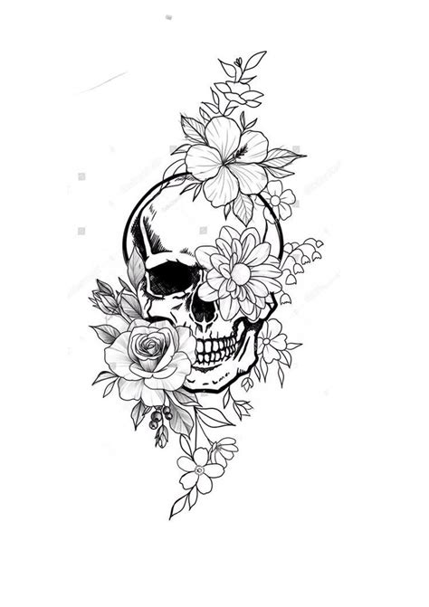 Feminine Skulls Tattoo Tattoo For A Week