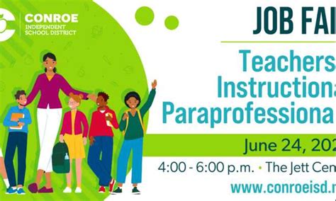 Feria De Empleo De Conroe Isd El 24 De Junio Gigonway