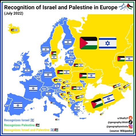 File Recognition Of Palestine And Israel In Europe Svg Wikimedia Commons