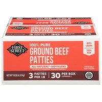First Street Patties Ground Beef 75 25 Smart Amp Final