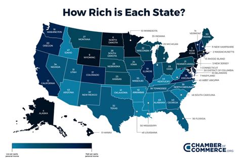 Five Richest States In America 2020
