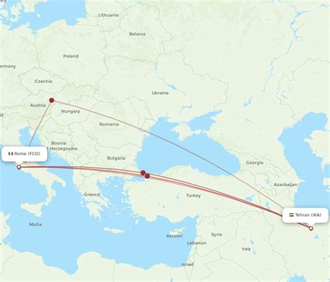 Flight Time From Rome To Tehran