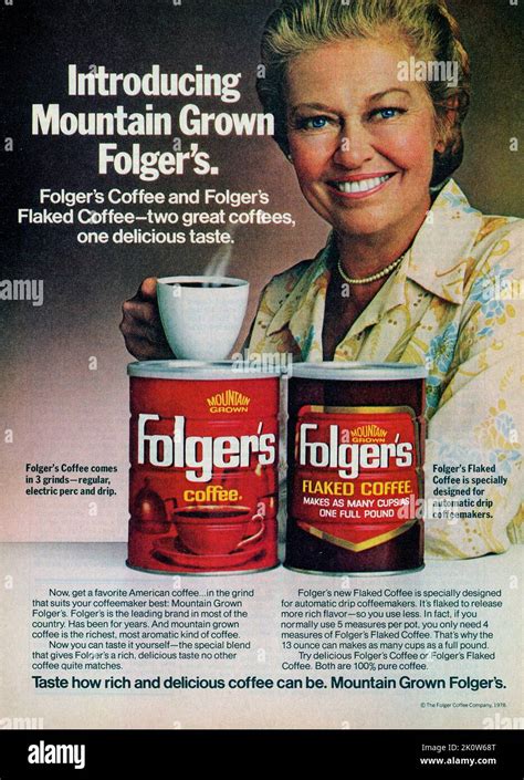 Folgers Coffee Ad Folgers Coffee Ad