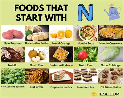 Foods That Starts With N