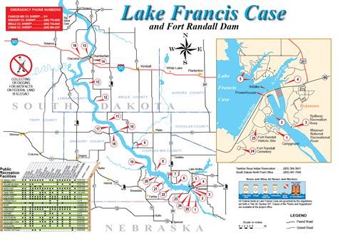 Francis Case Whetstone To Fort Randall Dam Small 8 X12