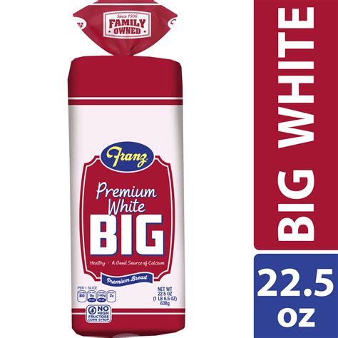 Franz Bread Premium Big White Nutrition Facts