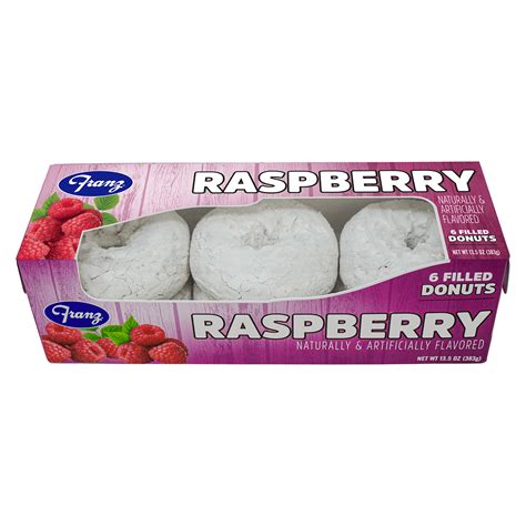 Franz Raspberry Filled Donuts 13 5 Oz 6 Count Walmart Com