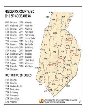 Frederick County Va Zip Code Map Premium