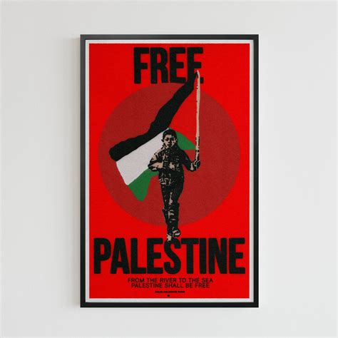 Free Palestine 11 X 17 Poster Print Color Collective Press