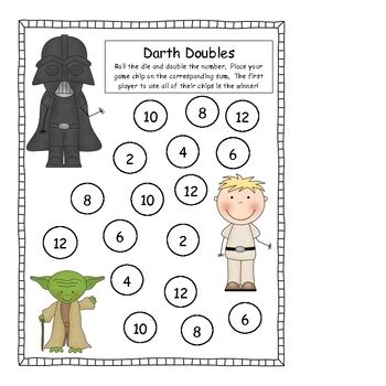 Free Star Wars Math Pack Worksheets Library