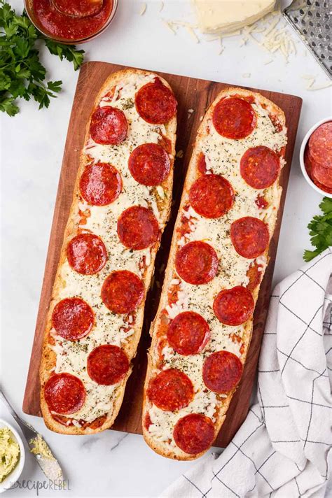French Bread Pizza Fit Foodie Finds